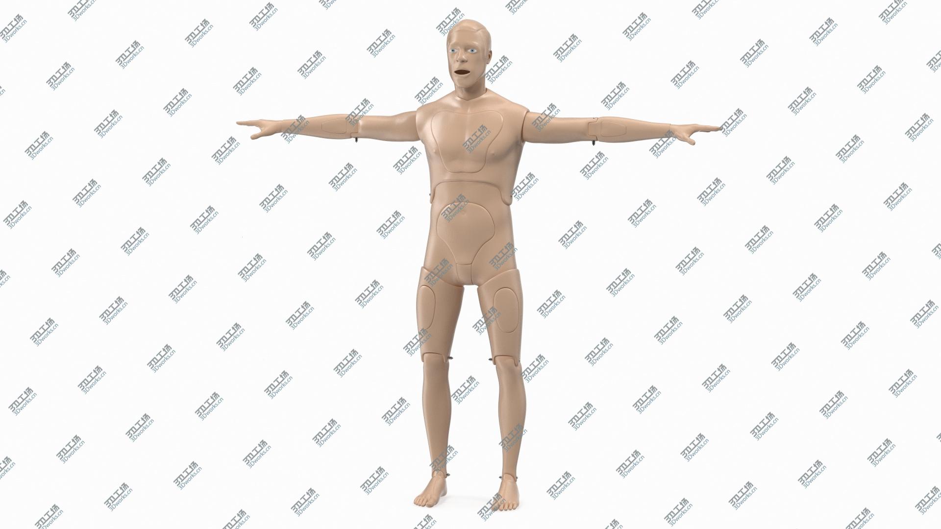 images/goods_img/2021040235/First Aid Training Manikin T-Pose 3D/3.jpg